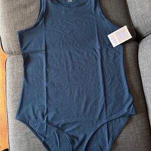 LuLaRoe Navy Blue Hope Bodysuit